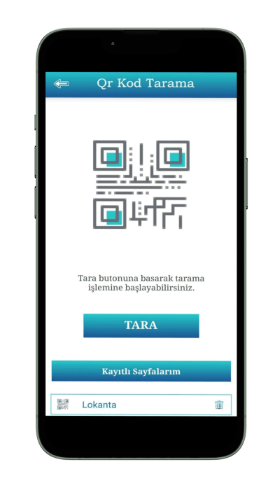 EKRAN_6 QR kod tara ve kaydet